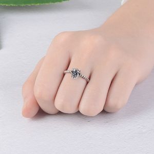 Bague Gothique Femme Argent