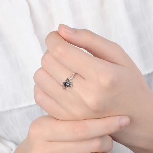 Anneau Tête de Mort Royal | Argent