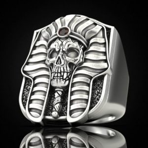 Bague Tête De Mort Grande Taille