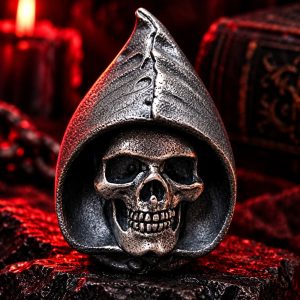 Bague Tête de Mort Faucheuse Impitoyable | Acier