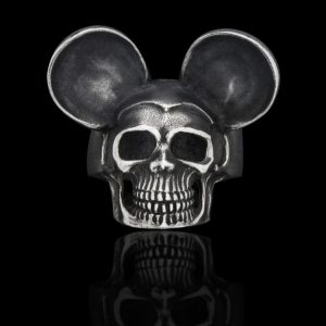 Bague Acier Tête De Mort