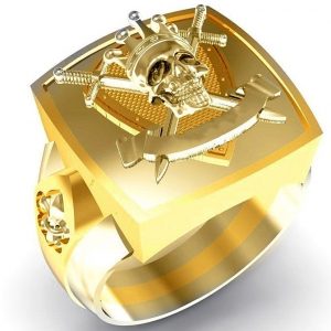 Bague Crane Sculpté