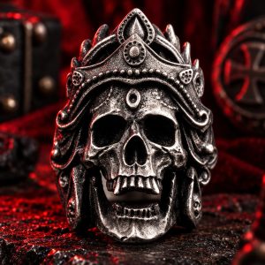 Bague Tête de Mort Soldat Impérial | Acier