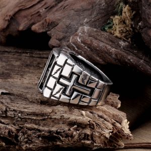 Bague Acier Tete De Mort Homme