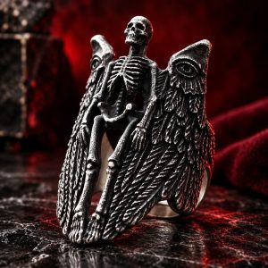 Bague Squelette Ailé