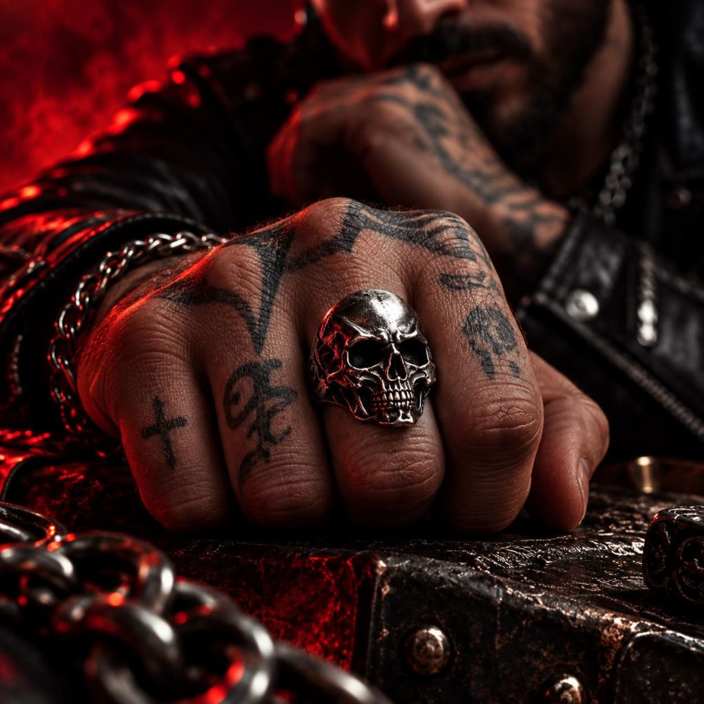 bague tete de mort - 2