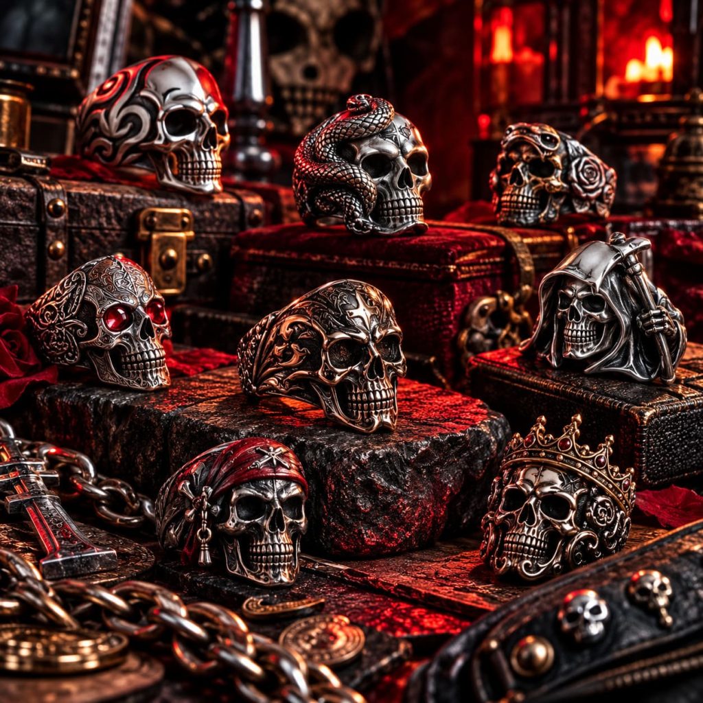 bague tete de mort - 4