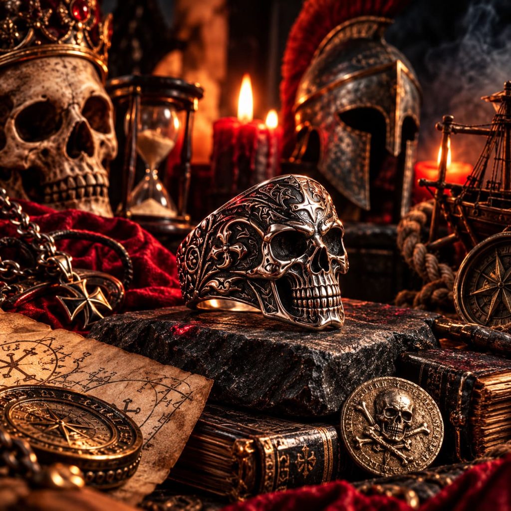 bague tete de mort - 5